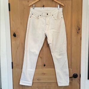 GAP Men's Straight Leg White Jeans